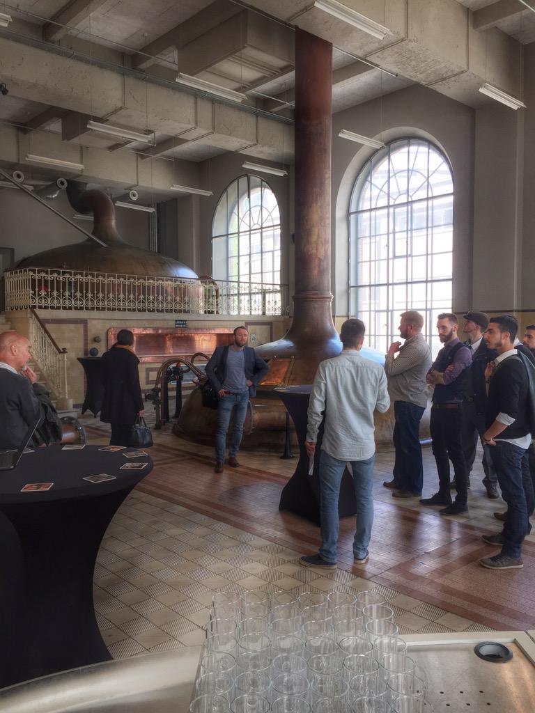 StraitandNarro's tweet photo. Final day competing at De Hoorn with @StellaArtois @StellaArtoisUK what an amazing brewery and beer #WDM15 http://t.co/mxhhWwBHA6