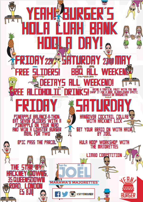 LondonPopups's tweet photo. Tomorrow & sat - @SayYeahBurger 's launch party at @StarbyHD #E5 http://t.co/J4wg7emEK8 w some #freesliders & more http://t.co/z4KcZUJJAY"