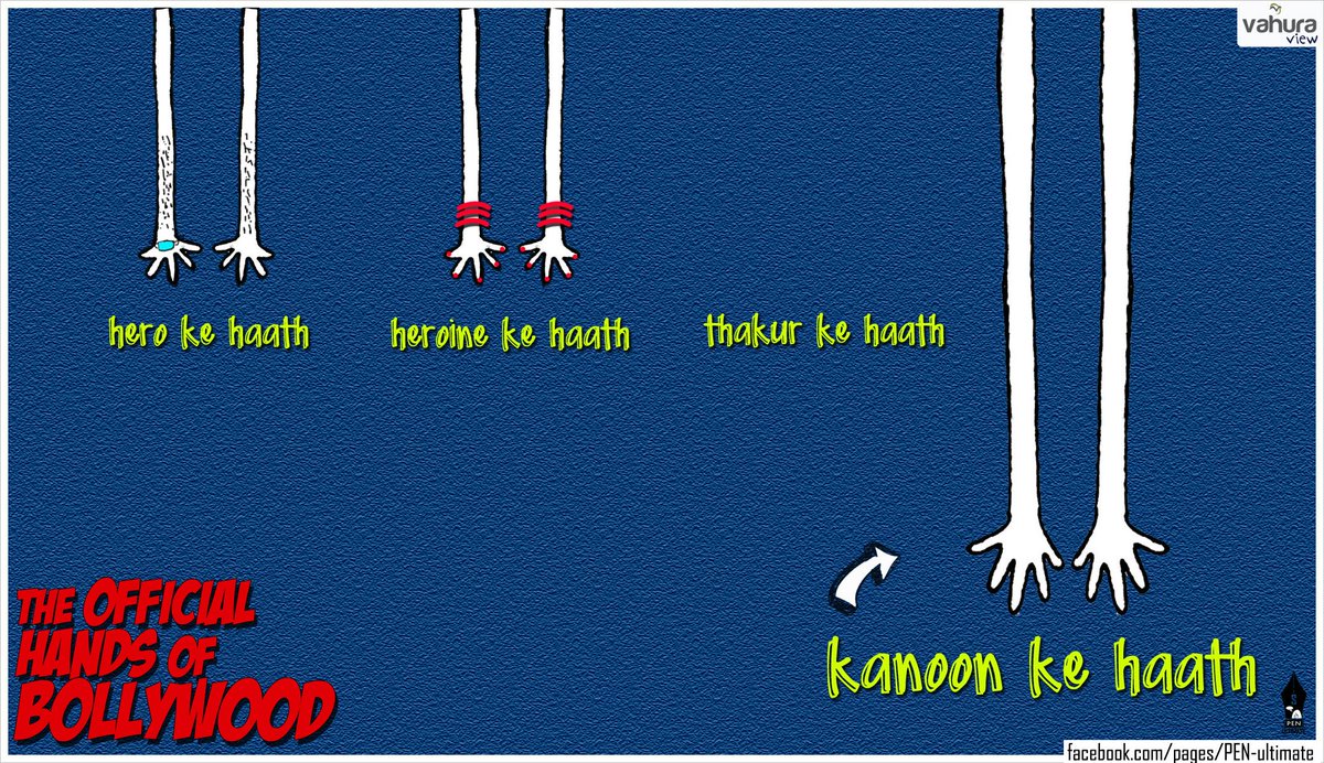 Vahura's tweet photo. Kanoon k haath #HumorDose #VahuraView http://t.co/fBQUcY3Ub9