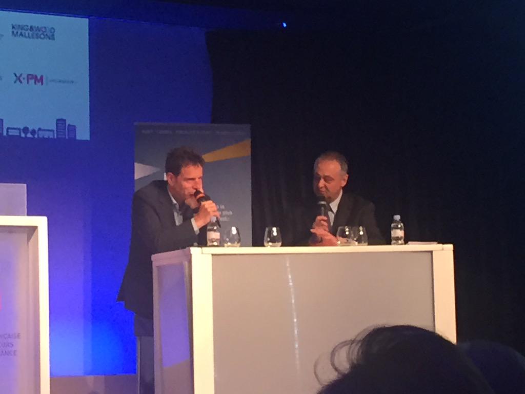 Scopexec's tweet photo. Live #CAIC_2015 @GeoffroyRDB L'humain reste le principal facteur de réussite des investissents. http://t.co/WKWeLFvAiX