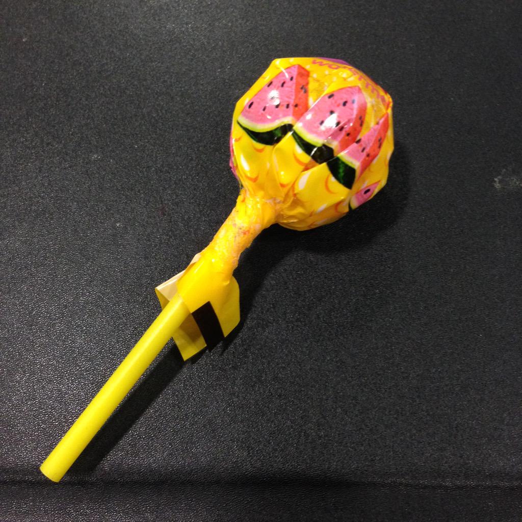 TexanMeg's tweet photo. Watermelon lollipops for the win!! #unilifeperth #uwamktg http://t.co/WDP55yywpt