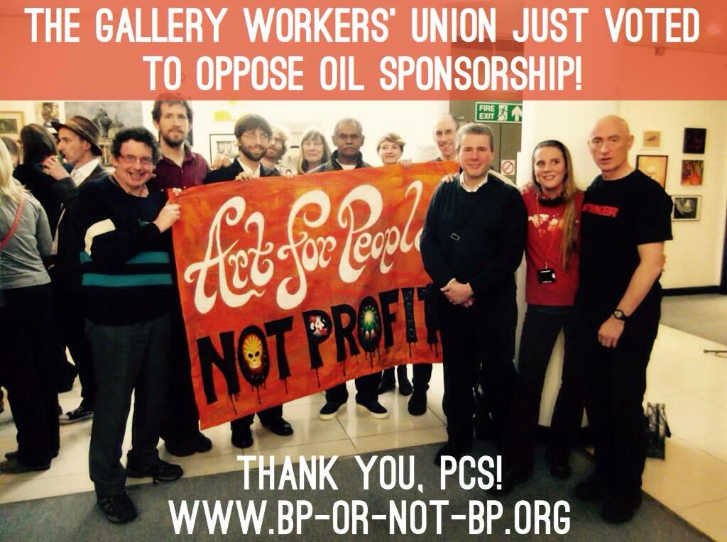 drop_BP's tweet image. BREAKING: Museum &amp;amp; gallery workers&apos; union votes to oppose oil sponsorship! bp-or-not-bp.org/news/gallery-a… Thanks @pcs_union!