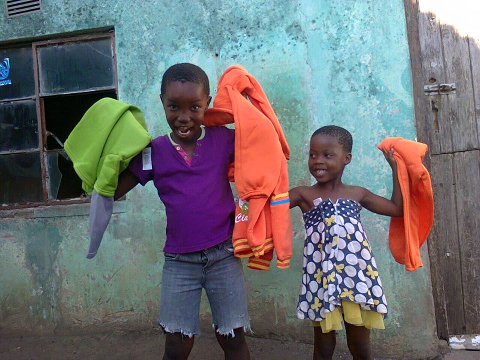 OrphanProjects's tweet image. Pure joy! Donations of second hand clothing being enjoyed by our IOP beneficiaries