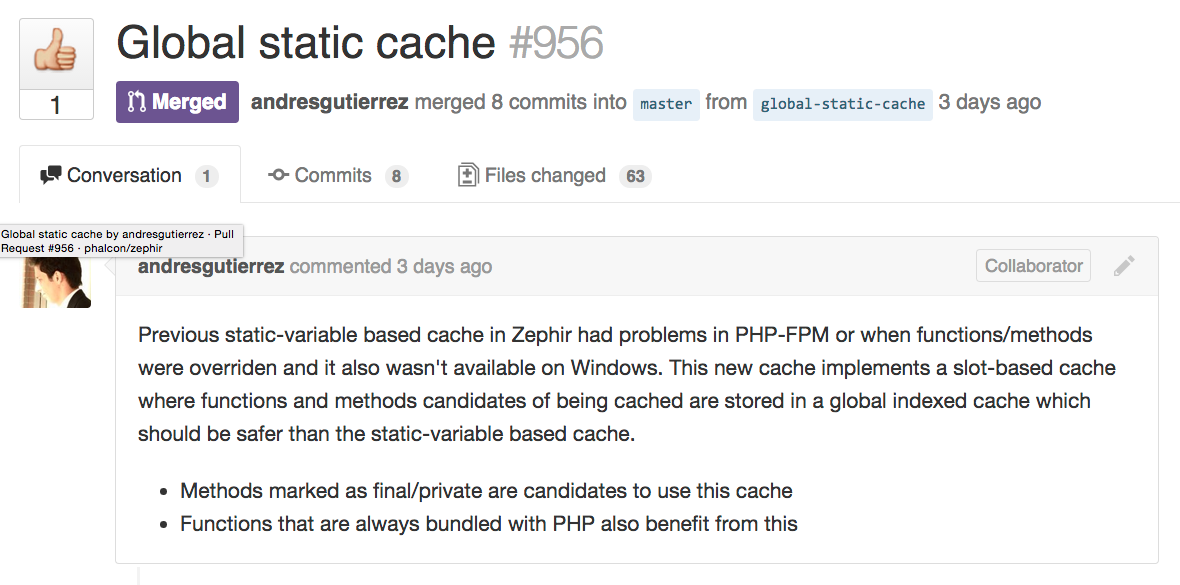 ovrweb's tweet photo. Latest @zephirlang got more #performance by Global static cache
https://t.co/zHDPqEAdOc
@notavecmoi #phalcon #zephir http://t.co/KfwlzdLsSN