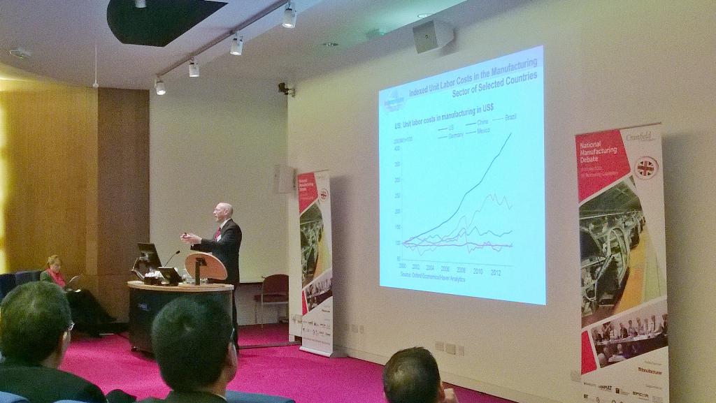 UPrecisionUK's tweet photo. Cost increases in labour in China outstripped other Nations; Harry Moser, Reshoring Initiative USA #mfgdebate http://t.co/kKLk3DQPI4