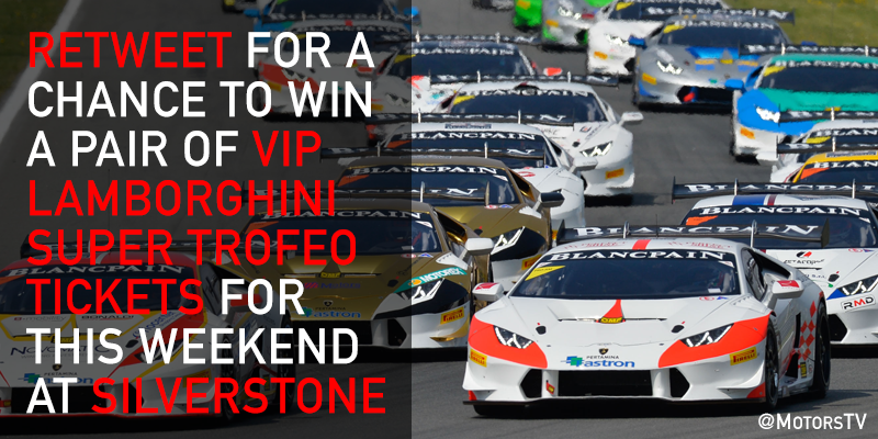 COMPETITION! Retweet for a chance to win VIP tickets to this w/e's <a href="/SilverstoneUK/">Silverstone</a> <a href="/Lamborghini/">Lamborghini</a> @thesupertrofeo round!