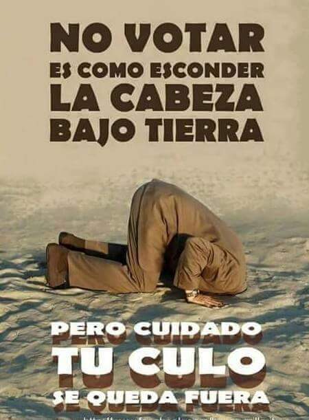 domenecharanda's tweet image. Aplicaros el cuento.Todos a votar