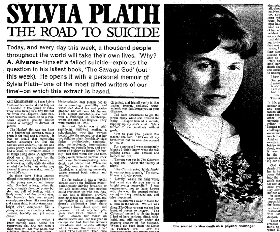 DidYouKnow? Sylvia Plath committed suicide in an apartment in which W B Yeats had once lived (Fitzroy Road, London)