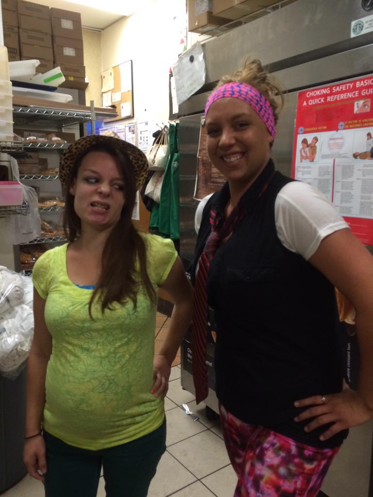 WestviewSbux's tweet photo. Check out #TeamWestview celebrating #partnerappreciationweek #WackyTackyWednesday http://t.co/HofImArfXE