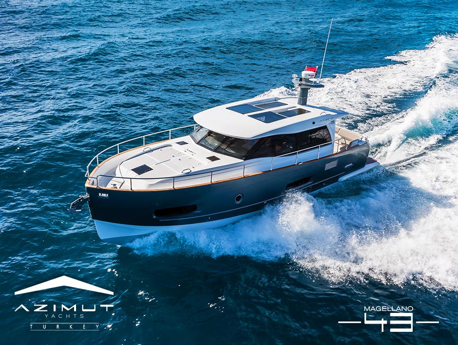 Okyanusların heybetine diz çöktüren, sofistike bir İtalyan...Magellano 43 facebook.com/media/set/?set… #azimut #yacht