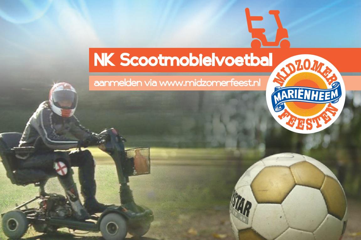 NK Scootmobiel #voetbal tijdens Midzomerfeest! Voor het eerst in #Nederland! midzomerfeest.nl/inschrijven/nk…