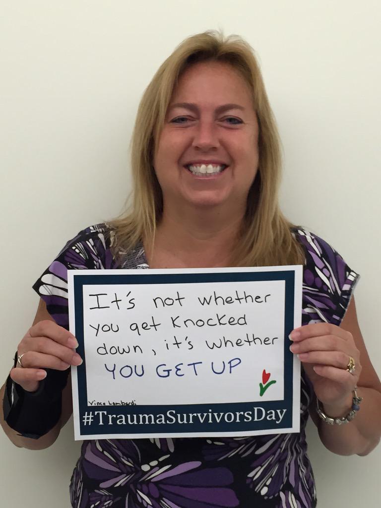 JulHarrison's tweet photo. National Trauma Survivors Day! http://t.co/ay0s6izjik
