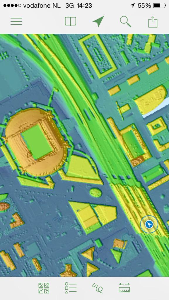 JWvanEck's tweet photo. How seemingly easy it is to bring poetry to a map with lidar data. #AHN2 http://t.co/kYNUYUV3hi http://t.co/Zt2aNlWI9M