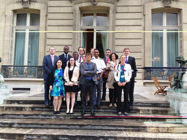 franceintheus's tweet photo. The @Lafayette_Deb winners are in Paris! Met @N_Hulot, Pdt @fhollande's special envoy for planet protection. http://t.co/f1KOs573MY