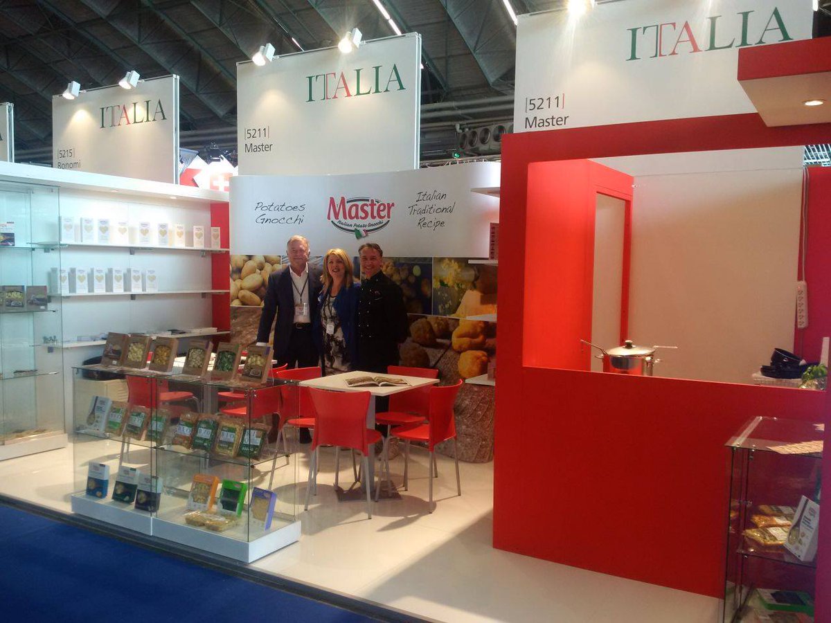 Il team Master Gnocchi in diretta dalla #FieraPLMA di #Amsterdam! Ci trovate al Padiglione ISOLA 1 stand 5211!