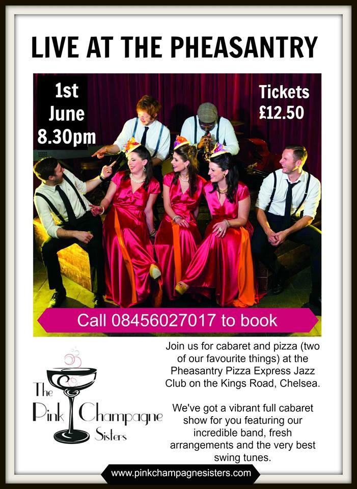 PChampagneUK's tweet photo. Getting excited for our cabaret on 1st June! Back by popular demand!! http://t.co/HNo4nmuRtE