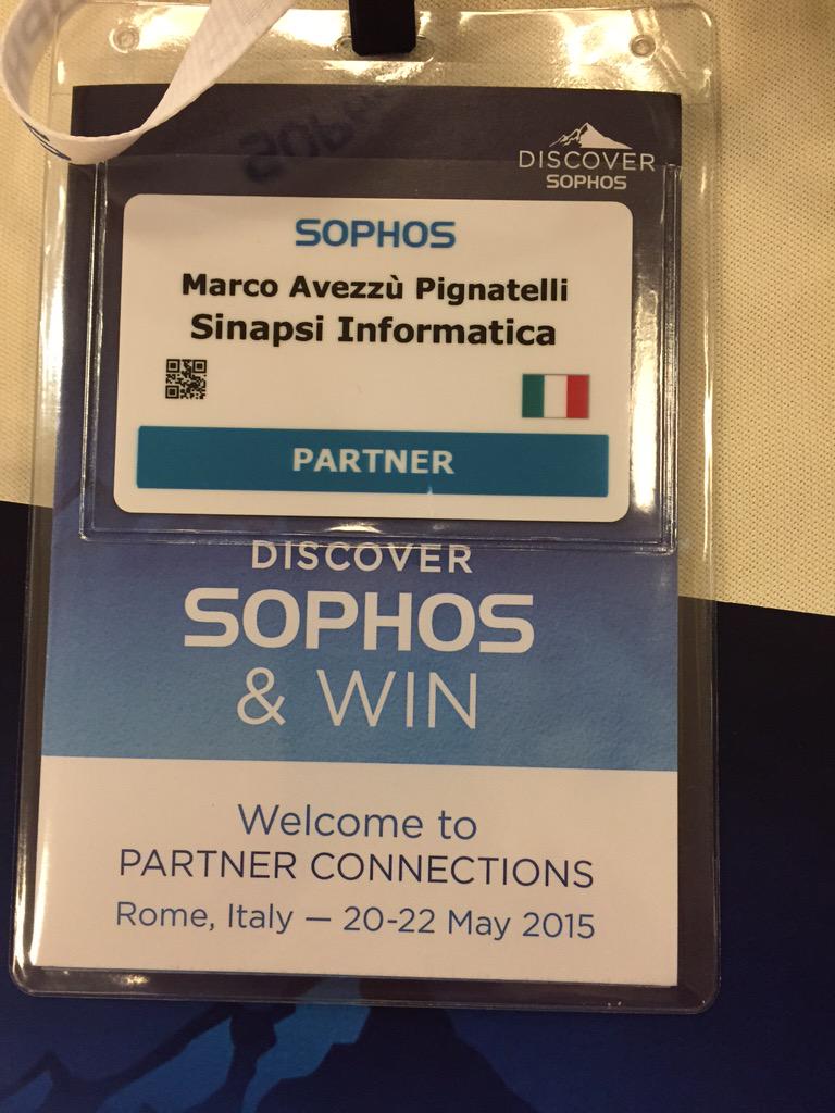 #sophospc Sinapsi c'è