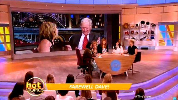 THR's tweet photo. 'The View' Co-Hosts Share David Letterman Memories (Video) http://t.co/X3MroQiHsT http://t.co/OGrwPGmUj8