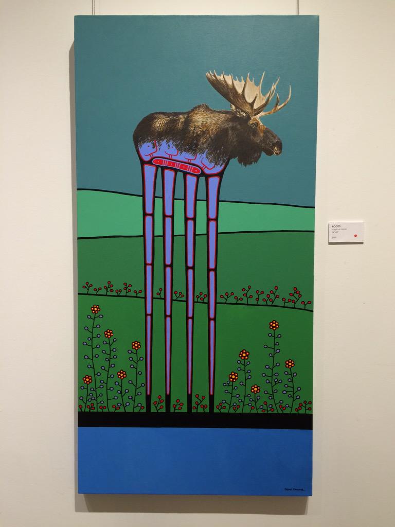 Are_u_a_nurse's tweet photo. 2 wonderful shows @theartsproject Couchie &amp; Giroux. @SeeMeLondon @adamgirouxart #ldnont http://t.co/NCj0nM7OxZ