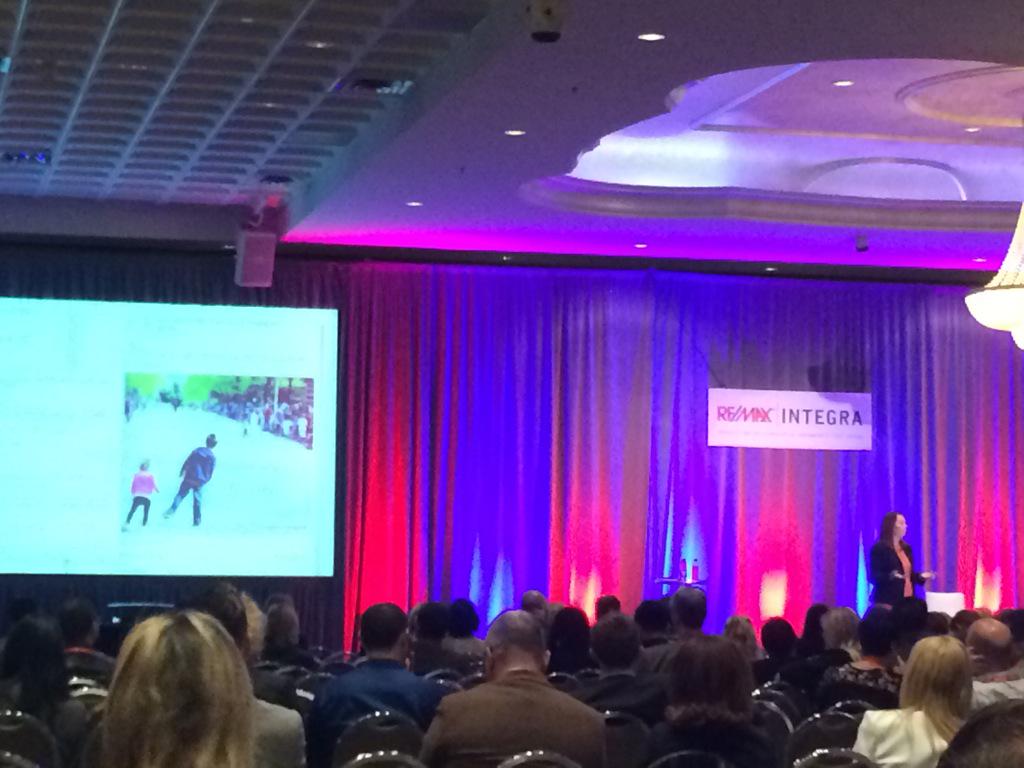 Val crushing it at Connect. Bravo. #REMAXCONNECT