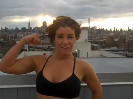 WWEToughEnough's tweet image. Christine Sutherland is focused! #ToughEnough
WATCH: wwe.me/Ncm3c  
See more: WWEToughEnough.com