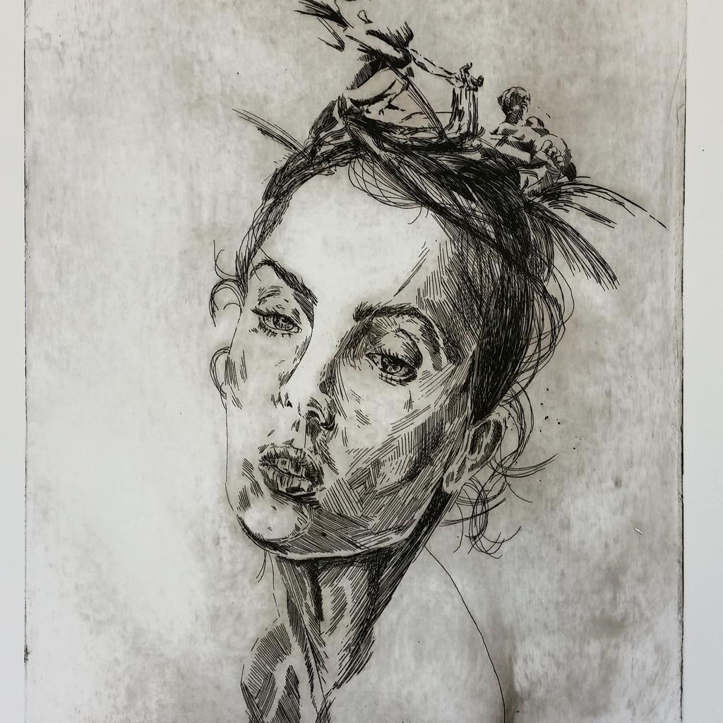 marcolivers's tweet photo. Quotes on baudelaire, etching on mould paper #drawing #finearts #etching http://t.co/D8UAU0xQTW