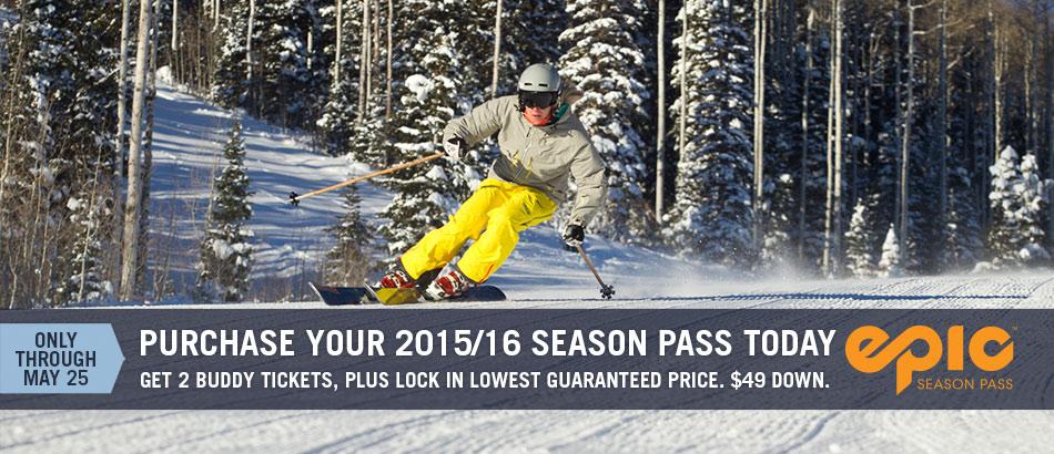 TheCanyons's tweet photo. Want 2 buddy tickets with your #EpicPass? Purchase before May 25 for just $49 down! Details: http://t.co/YfyXvDA0Fm http://t.co/R2H3idm6bg