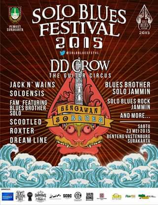 [#eventsolo] #SBF2015 Bengawan SoBlues | 23 Mei 2015 | Benteng Vastenburg, Solo | 15.00-selesai.  <a href="/SoloBluesFstvl/">Solo Blues Festival</a>