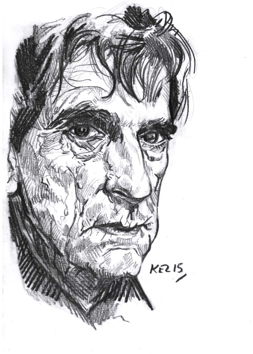 Kerryisbald's tweet photo. My quick-ish #sketch of #Hollywood #movie #icon #HarryDeanStanton #film #art #drawing #RepoMan #Alien #ParisTexas http://t.co/lbl9a3H9uX