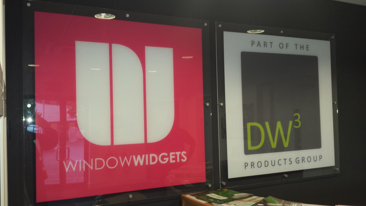 Windowwidgets's tweet image. New signs in Reception for our 1st board meeting at #TeamWidgets #R9 #DW3 #LeadingtheWay #FutureisPink