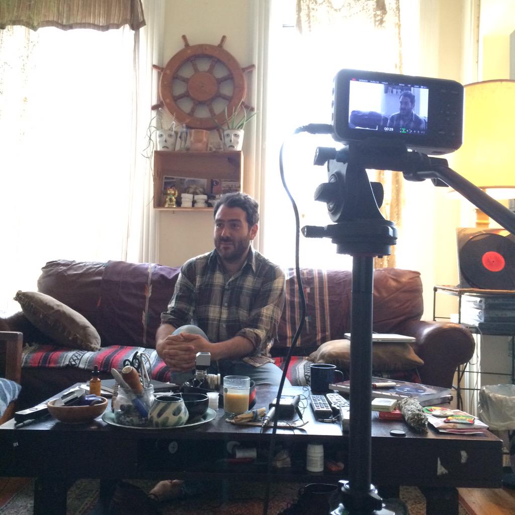 BraveNewCamera's tweet photo. We closed out our Monday with a fabulous conversation with @borntobenervous http://t.co/bZv7VAPZfg