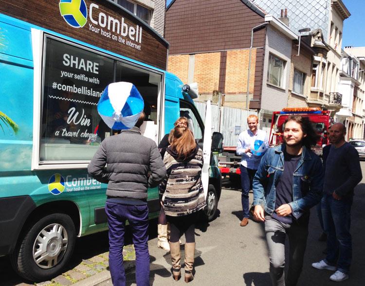 voltaweb's tweet photo. En zo worden we nog een beetje sportief ook! @combell @TheseDaysYR @makeAntwerp @Mia_Interactive @LZ_NoScope @marbles http://t.co/VHP2QVwo3z