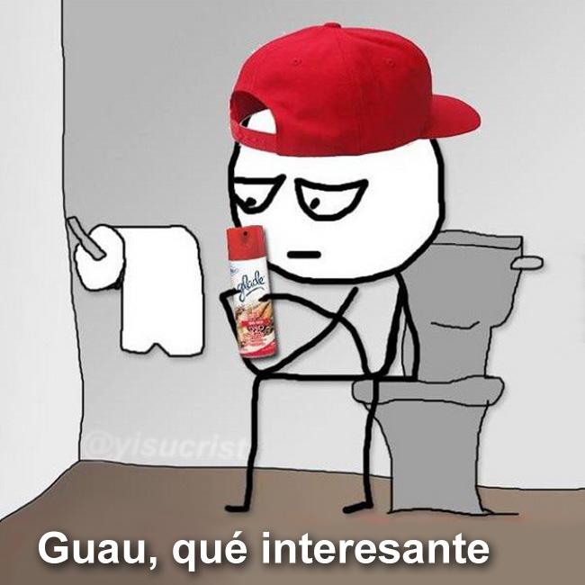 yisucrist's tweet photo. cuando vas al baño y se t olvida el móvil http://t.co/MBvm0M1GSg