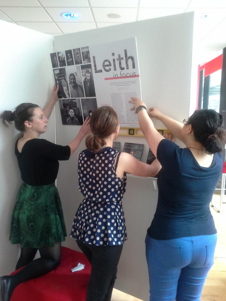 LSasiya's tweet photo. Preparation for Degree Show tomorrow @EdNapierPublish  @BuzzMagEdin  #buzzforbuzz http://t.co/Y7WdHgYb2P