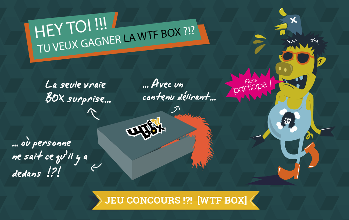 LAWTFBOX's tweet photo. Gagne ta #WTFBOX avec @SoWOWEnergy ! FOLLOW @LAWTFBOX  puis RDV sur leur page pour RT ! http://t.co/zlevzcMmpb