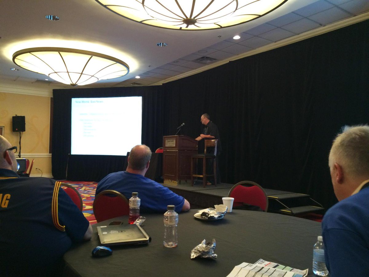 GrumpyOldDBA's tweet photo. Jeffrey Needham key noting on big data at #gloc15 http://t.co/HtjtP61TOH