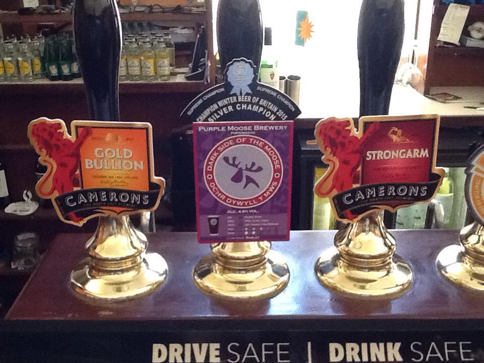 Two Camerons Ales on together. Good timing. Okells steam unbeatable ale at 5%abv