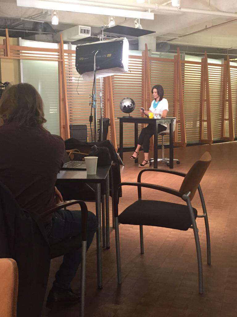 AngelaDunn's tweet photo. Another great day in NYC, on the set with @MeganMeany #SAP http://t.co/ETZzhkXHLi