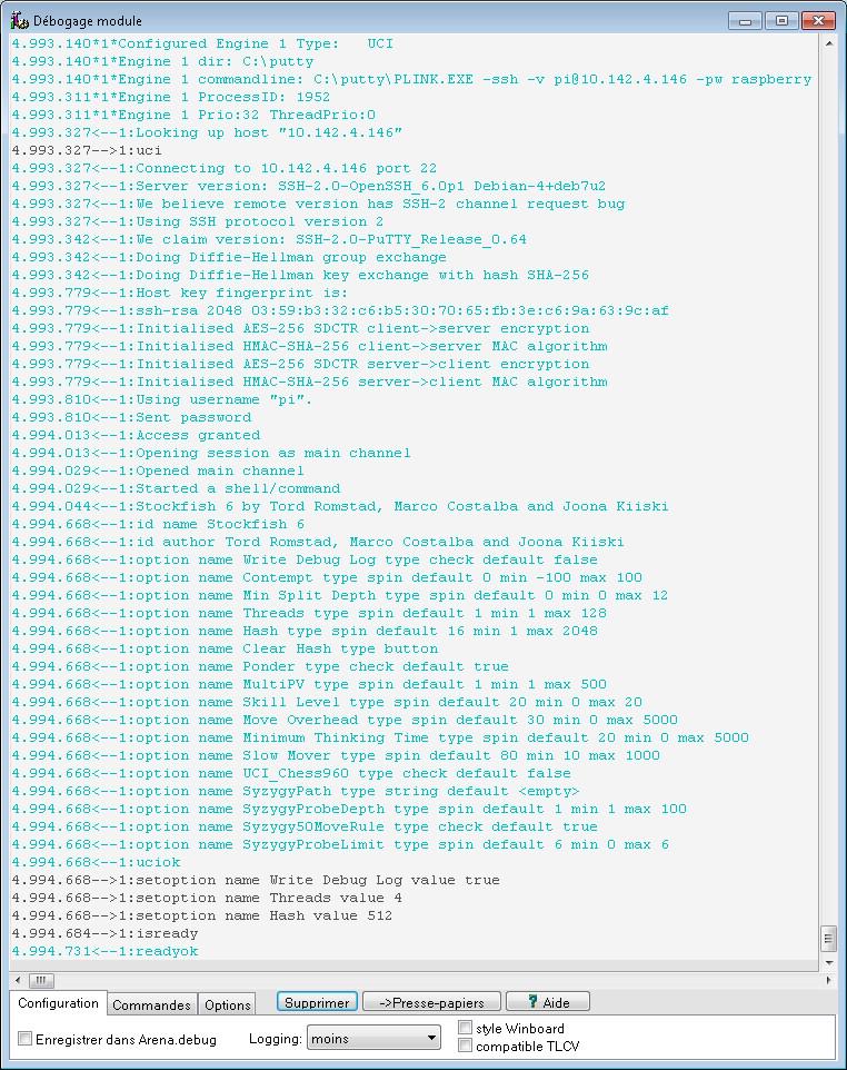 JMonscavoir's tweet photo. Under chess Arena, i use a remote StockFish engine running under a RaspBerry Pi 2 B+ http://t.co/ioH4aAy5WV