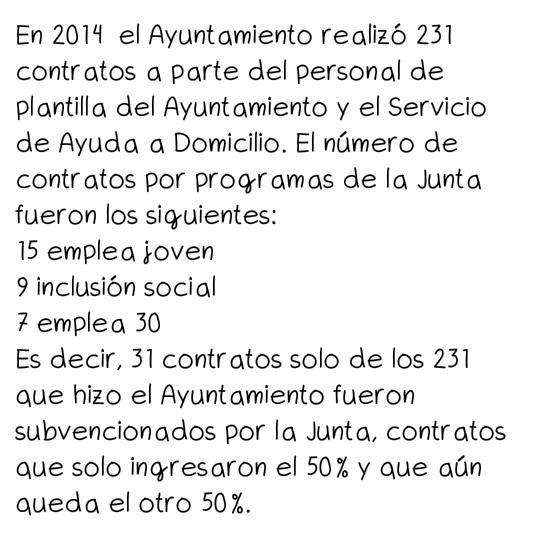 PPDosTorres's tweet photo. Contratos realizados por el Ayuntamiento de Dos Torres,  en 2014 y 2015! #puedesSeguirconfiando http://t.co/uLN8h5xH4Q