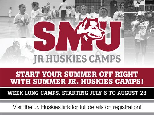SMUHuskies's tweet photo. One more month and school is out, make Jr. Huskies summer camps part of your summer plans! http://t.co/0tRbUonDup