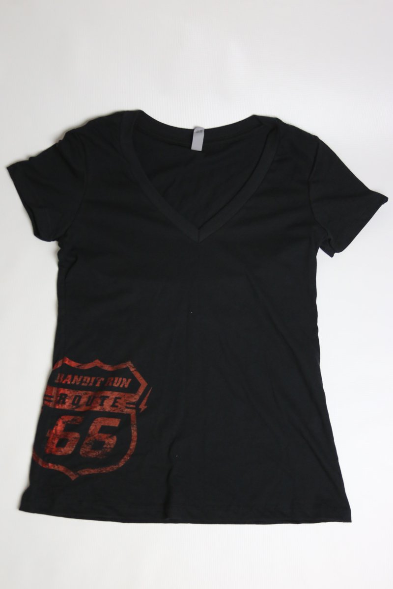 Women's V-Neck #Route66 T-Shirts For Sale! Limited Quantities! <a href="/TheBanditRun/">The Bandit Run</a> ebay.com/itm/New-Bandit…