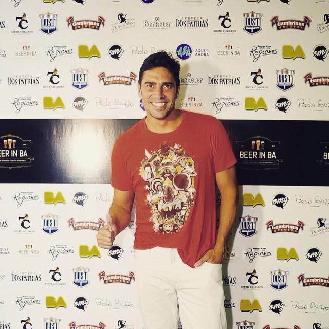 Paso por nuestro #patiocervecero de <a href="/beerinba/">Beer in Buenos Aires</a> #matiasale muchas gracias mati!!! #conocelaexperiencia