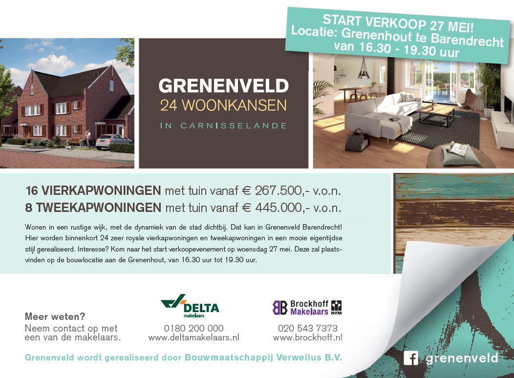 DeltaMakelaars's tweet photo. Nog enkele dagen! De start verkoop van het project Grenenveld. Kom je ook langs op 27 mei? http://t.co/4JgQRufuTu