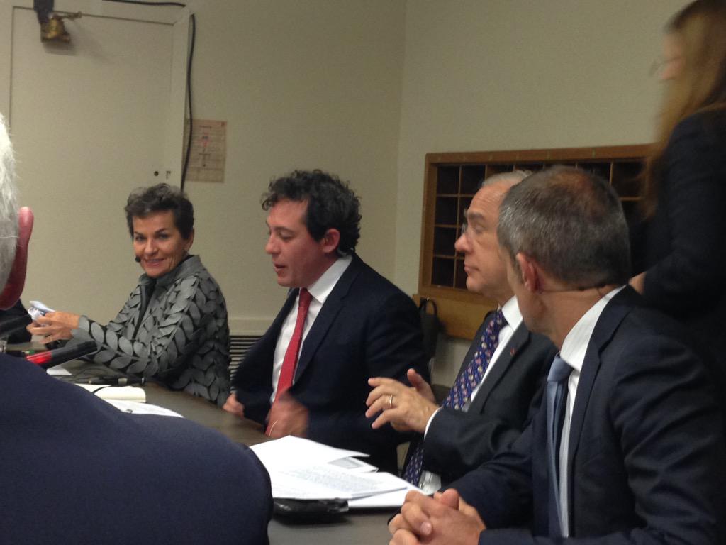 pitres's tweet photo. .@simonjacktoday hosts #InTheBalance @bbcworldservice @OECD #Gurria @CFigueres @jptricoire #BClimateSummit #CWParis http://t.co/XPRj5Qv3B4