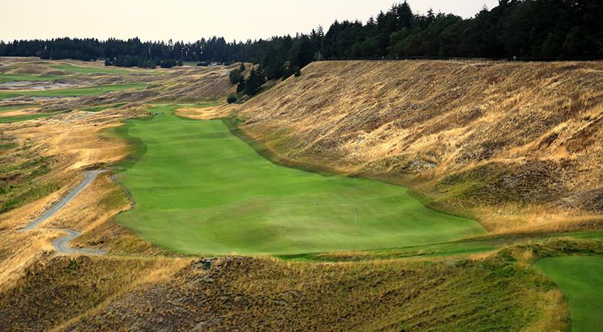 PGATOUR's tweet photo. USGA's Mike Davis says practice makes perfect at Chambers Bay. Some aren't so sure. #USOpen http://t.co/sPJHcoIyfg http://t.co/eLMy7tut3r