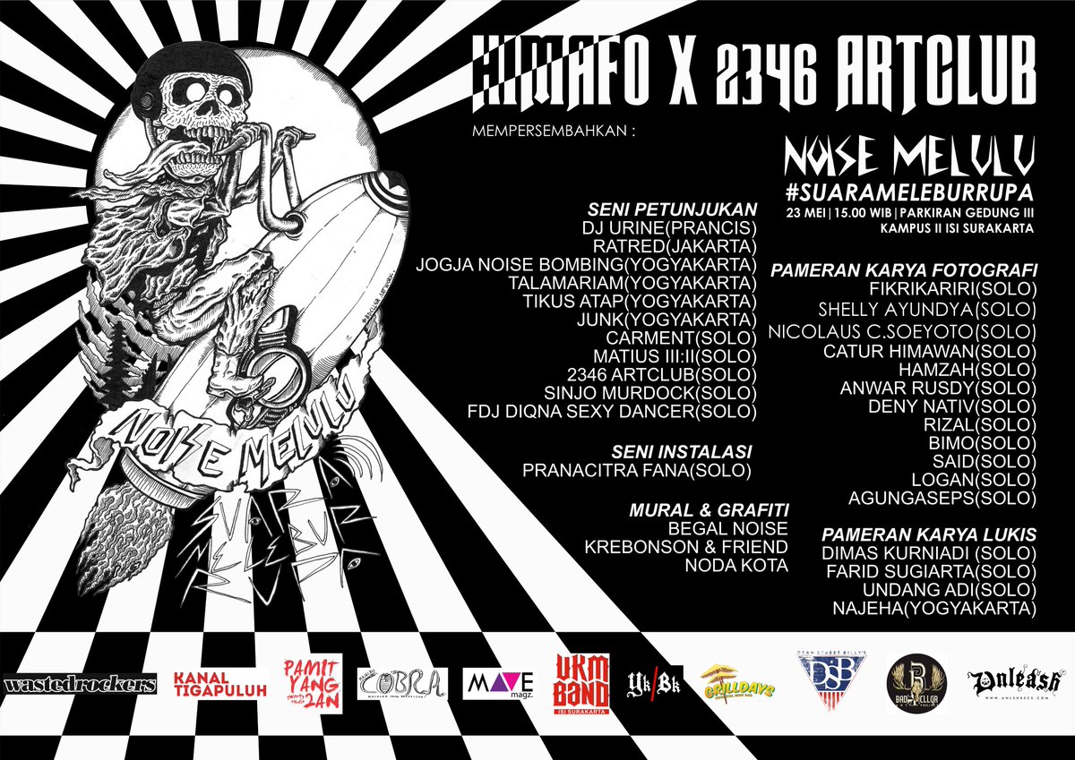 svkmatra's tweet photo. NOISE MELULU! #SUARAMELEBURRUPA Cc @wastedrockers @KANALTIGAPULUH @pamityang2an @UKM_BAND @DeanStBillys @GrillDays http://t.co/CoQPAqGPSF