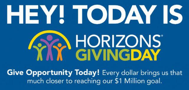 HorizonsEWS's tweet photo. It's here! #HorizonsGivingDay  http://t.co/N3zltgFY3N http://t.co/phNvVG89CP