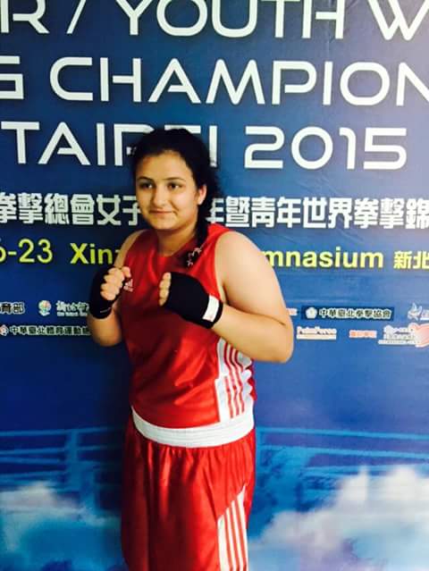 Sporcumuz Hilal Kandemir #friday  #semıfınal  #Russia #competitor and #match  #AIBA2015 #taipei