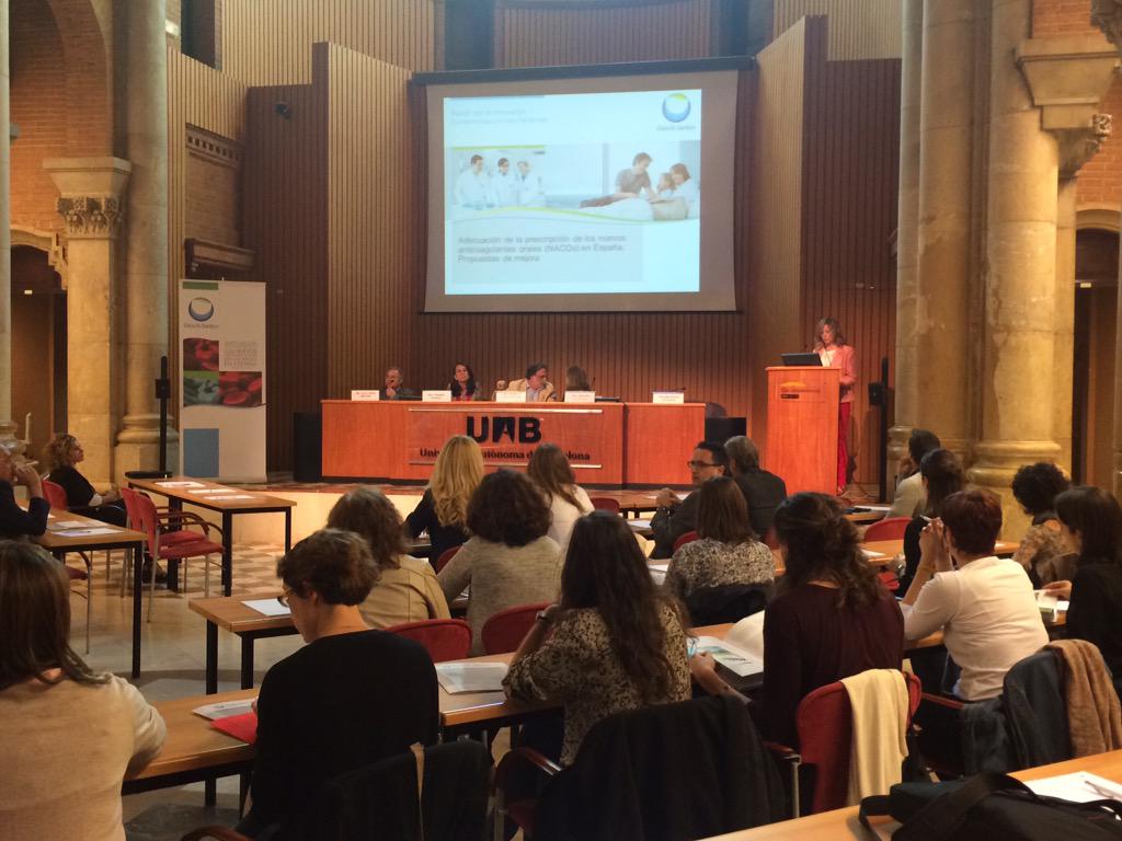 DaiichiSankyoES's tweet photo. Empieza la jornada de presentación del #InformeNACOs en Barcelona http://t.co/J2Gl1MteSi